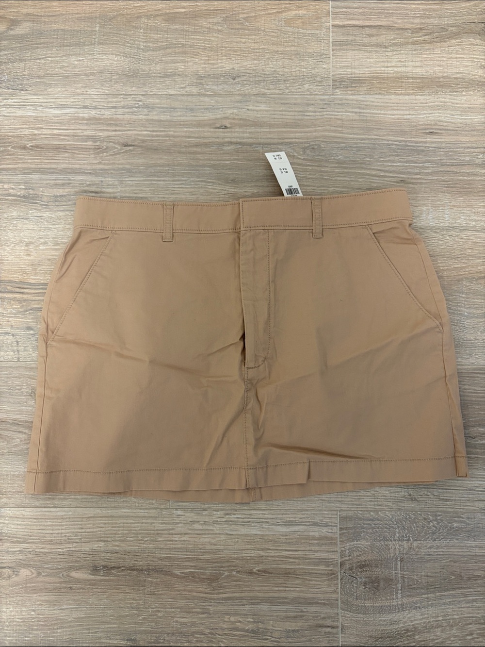 Abercrombie & Fitch Tan Flat-Front Men's Shorts